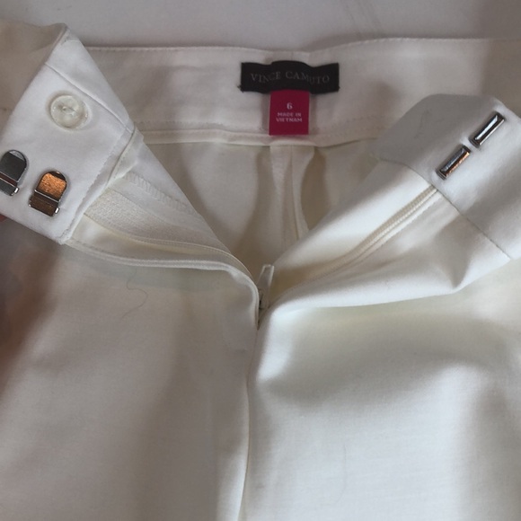 NWT Vince Camuto Classic White Ankle Pants Women’s size 6 - Picture 8 of 11
